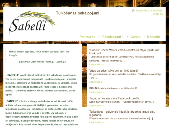 Sabelli , SIA